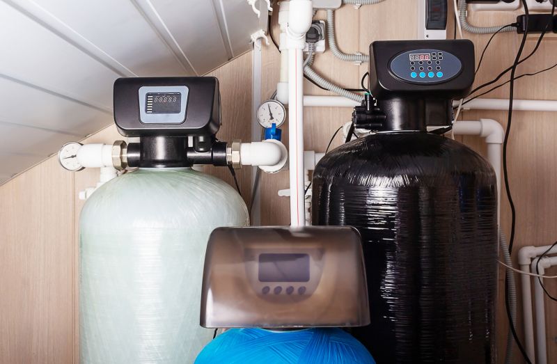 Water Softener System in Operation